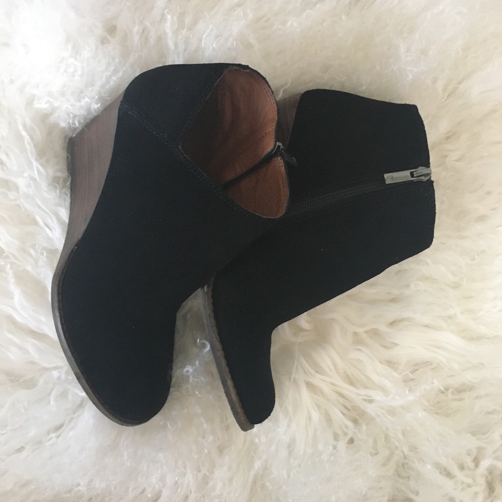 Lucky Brand wedge booties